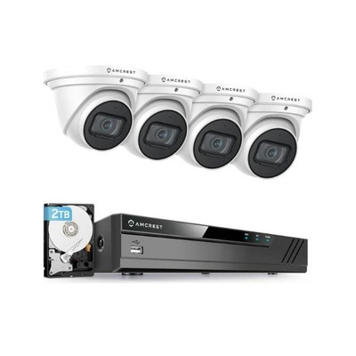 Amcrest Industries Amcrest 4k Security Camera System W/ 4k 8ch Poe