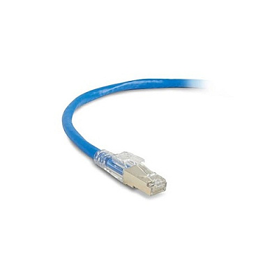 Black Box Gigatrue 3 Cat6, Shielded Patch Cord Blue 1 Ft (C6PC70SBL1)