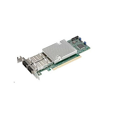 Supermicro Computer Standard Pcie 4.0x16 Dual Port 100gbe W/qsfp28 Based On (AOCS100GCI2CO)