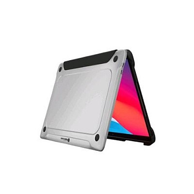 Max Cases Extreme Shell-l For Macbook Air 13ft (2018/19/20 W/touch Id - M1 Chip) (black/clear) (APESLMBA13MBCLR)
