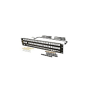 Leviton 72port Flat Hdj Jk Pnl Blk (PHDHJU72)
