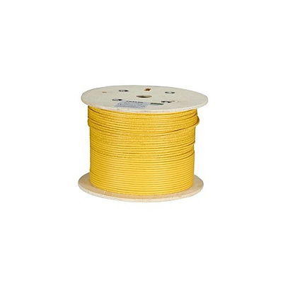 Black Box Cat6a 650-mhz Stranded Ethernet Bulk Cable - Shielded (s/ftp), Cm Pvc, Poe, Yellow, 1000-ft. (304.8-m) Spool, Gsa, Taa (C6ABC50SSTRYL1000)
