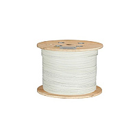 Black Box Cat6a Bulk Cable Stranded Utp 650mhz Cm Pvc Poe White 1000ft (C6ABC50STRWH1000)