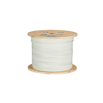 Black Box Cat6a Bulk Cable Stranded Utp 650mhz Cm Pvc Poe White 1000ft (C6ABC50STRWH1000)