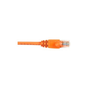 Black Box Cat6 250-mhz Molded Snagless Stranded Ethernet Patch Cable,unshielded(utp),cm Pvc(rj45m/m),orange,25-ft.(7.6-m),10-pack (CAT6PC-025-OR-10PAK)