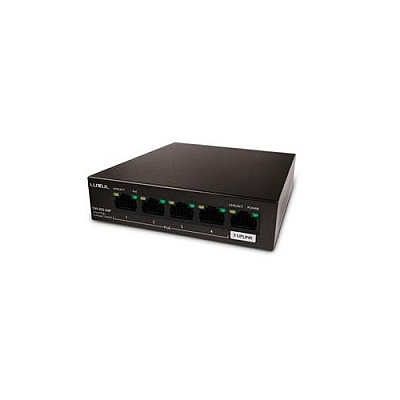 M&amp;M's 4-port Gb Poe+ Switch W/ Uplink 58w (SW10004P)