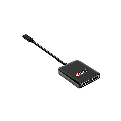 Club 3D Usb-c To Dp 2x Mon 4k60hz M/f Mst Hub (CSV1555)