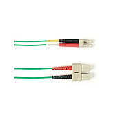 Black Box 10 Gig Mm Fo Patch Cable Duplx, Pln, Gn, Sclc (FOCMP10SCLCGN17)