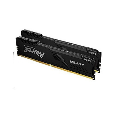 Kingston 32gb 2666mhz Ddr4 Cl16 Dimm (kit Of 2) 1gx8 Fury Beast Black (KF426C16BB1K2/32)