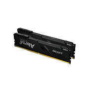 Kingston 64gb 2666mhz Ddr4 Cl16 Dimm (kit Of 2) Fury Beast Black (KF426C16BBK2/64)