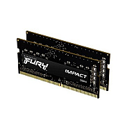 Kingston 16gb 2666mhz Ddr4 Cl15 Sodimm (kit Of 2) Fury Impact (KF426S15IBK2/16)