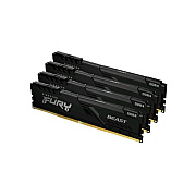 Kingston 64gb 3200mhz Ddr4 Cl16 Dimm (kit Of 4) Fury Beast Black (KF432C16BBK4/64)