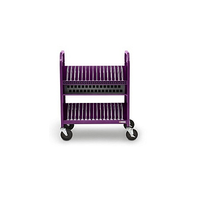 Bretford Cube Transport Cart, 30-unit, (TVCT30AC90DORC)