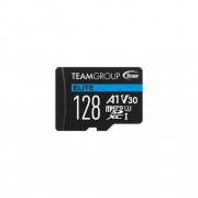 Tech Data Corporation Teamgroup Microsdxc Elite A1 128gb Uhs-i U3 V30 A1 4k Flash Memory Card With Adapter (TEAUSDX128GIV30A)