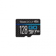 Tech Data Corporation Teamgroup Microsdxc Go Card 128gb Uhs-i U3 V30 For Gopro & Action Cameras Memory Card With Adapter (TGUSDX128GU303)