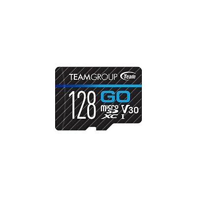 Tech Data Teamgroup Microsdxc Go Card 128gb Uhs-i U3 V30 For Gopro & Action Cameras Memory Card With Adapter (TGUSDX128GU303)
