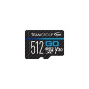 Tech Data Corporation Teamgroup Microsdxc Go Card 512gb Uhs-i U3 V30 For Gopro & Action Cameras Memory Card With Adapter (TGUSDX512GU303)