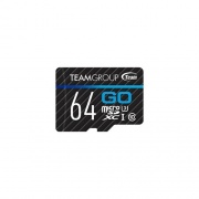 Tech Data Corporation Teamgroup Microsdxc Go Card 64gb Uhs-i U3 V30 For Gopro & Action Cameras Memory Card With Adapter (TGUSDX64GU303)