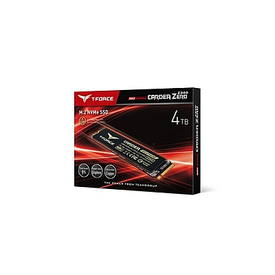 Tech Data Teamgroup T-force Cardea Zero Z340 M.2 2280 4tb Pcie Gen 3.0 X4 With Nvme 1.3 Internal Solid State Drive (ssd) Retail W/heat Sticker (TM8FP9004T0C311)