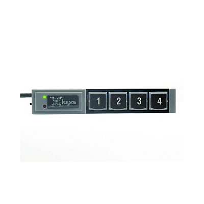 Ergoguys X-keys Xk-4 Usb Stick Key Keyboard (XKS04USBR)