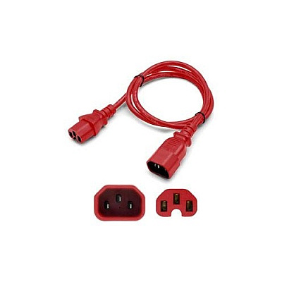Add-On 6ft C14/c15 Pwr Cbl 100-250v 15a Rd (ADDC142151AG6FRD)