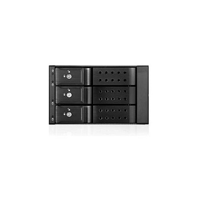 Istarusa 2x5.25 To 3x3.5 12gb/s Cage Bla (BPNDE230HDBLK)