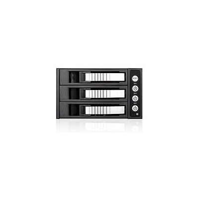 Istarusa 2x5.25 To 3x3.5 12g Rack Silver (BPU230HDSIL)
