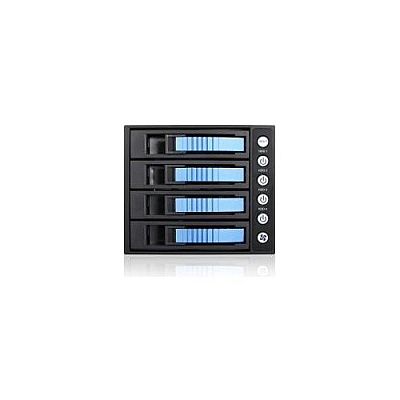 Istarusa 3x5.25 To 4x3.5 12g Rack Blue (BPU340HDBLUE)