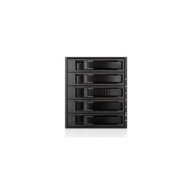 Istarusa 3x5.25 To 5x3.5 12g Rack Black (BPU350HDBLK)