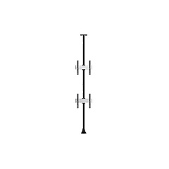 Atdec 1x2 Ceiling To Floor (ADBS1X24FCF)