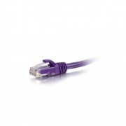 C2G 1ft Cat6a Snagless Utp Cable-purple (50817)