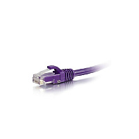 C2G 25ft Cat6a Snagless Utp Cable-prple (50831)