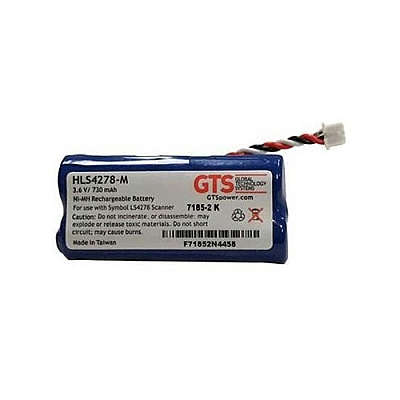 Global Technology Systems The Hls4278-m Is A Direct Replacement For The Battery That Is Used In The Symbol Ls4278 Barcode Scanner. (HLS4278M)