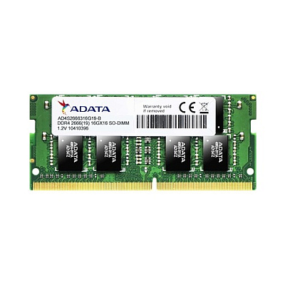 A-Data Adata 2666 16gb Sodimm Notebook Bulk Pac (AD4S2666316G19B)