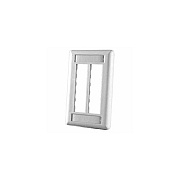 Leviton Fp,tj,6hole,sg,pc,wht (4030054588)