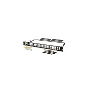 Leviton 48port Flat Hdj Jk Pnl Blk (PHDHJU48)