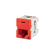Leviton Tj,cat6,clrty,t568a/b,red (TJ60042)