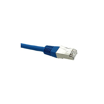 Black Box Cat6 550-mhz Molded Boot Stranded Ethernet Patch Cable - Shielded (s/ftp), Lszh (rj45 M/m), Blue, 0.5-m (1.6-ft.) (EVE63100M5)