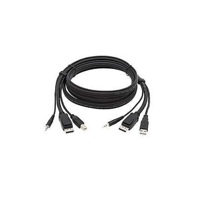 Tripp Lite Displayport Kvm Cable Kit 4k Usb 6ft (P783006)