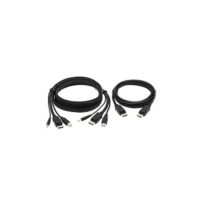 Tripp Lite Dual Displayport Kvm Cable Kit 4k 6ft (P783006DP)