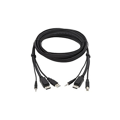 Tripp Lite Displayport Kvm Cable Kit 4k Usb 10ft (P783010)