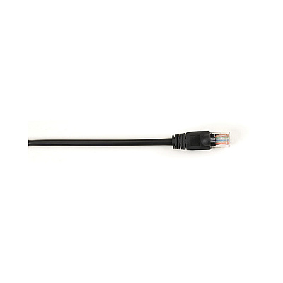 Black Box Cat5e 100-mhz Molded Snagless Stranded Ethernet Patch Cable,unshielded(utp),cm Pvc(rj45m/m),black,15-ft.(4.6-m),25-pack (CAT5EPC015BK25PK)