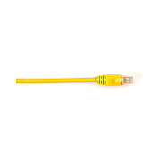 Black Box Cat5e 100-mhz Molded Snagless Stranded Ethernet Patch Cable Unshielded(utp),cm Pvc(rj45m/m),yellow,15-ft.(4.6-m),25-pack (CAT5EPC015YL25PK)