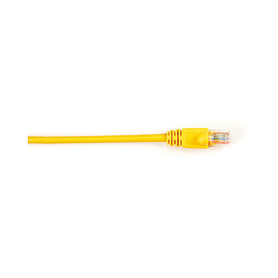 Black Box Cat5e 100-mhz Molded Snagless Stranded Ethernet Patch Cable Unshielded(utp),cm Pvc(rj45m/m),yellow,15-ft.(4.6-m),25-pack (CAT5EPC015YL25PK)