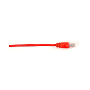 Black Box Cat6 250-mhz Molded Snagless Stranded Ethernet Patch Cable-unshielded(utp),cm Pvc(rj45 M/m), Red, 5-ft.(1.5-m), 25-pack (CAT6PC005RD25PAK)