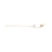 Black Box Cat6 250-mhz Molded Snagless Stranded Ethernet Patch Cable-unshielded(utp),cm Pvc(rj45 M/m),white,5-ft.(1.5-m),10-pack (CAT6PC005WH10PAK)