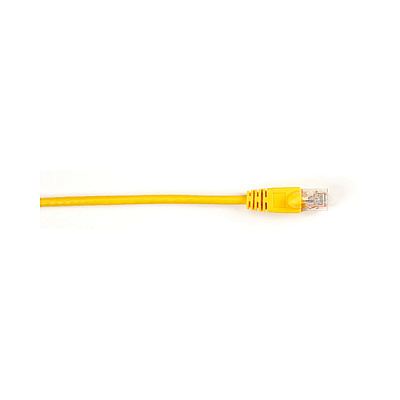 Black Box Cat6 250-mhz Molded Snagless Stranded Ethernet Patch Cable-unshielded(utp),cm Pvc(rj45 M/m),yellow,7-ft.(2.1-m),5-pack (CAT6PC007YL5PAK)
