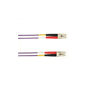 Black Box Om3 50/125 Multimode Fiber Optic Patch Cable - Ofnp Plenum, Lc To Lc, Purple, 5-m (16.4-ft.), Gsa, Taa, Non-returnable/non-cancelable (FOCMP1005MLCLCVT)