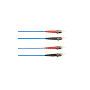Black Box Om3 50/125 Multimode Fiber Optic Patch Cable - Lszh, St To St, Blue, 4-m (13.1-ft.), Gsa, Taa, Non-returnable/non-cancelable (FOLZH1004MSTSTBL)