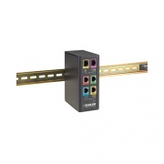 Black Box Industrial Ethernet Extender Multi-drop Unit - G-shdsl 2-wire, 15-mbps, Gsa, Taa (LB532AMR2)
